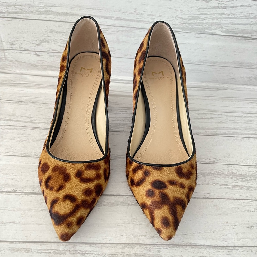 Marc Fisher Leather Heels . Size 6 - image 1